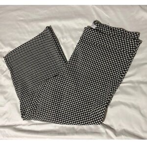 Margaret M Checkered Women's Slimming Straight Leg Ankle Pants - Size XXL
